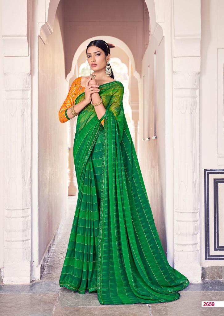 Kashvi Maanvi Regular Wear Printed Georgette Latest Designer Saree Collection 